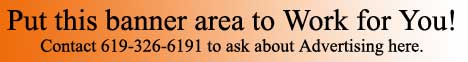 Ad Space for Sale. Contact 619-326-6191 Ad Space for Sale. Contact 619-326-6191